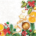 20-ct 13x13 Christmas Paper Decoupage Napkins, 3-Ply Servilletas Tissue Napkin for Dinner and Parties, Disposable Napkins (Cookie)