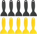 10pcs Plastic Spatula Paint Scrapers, Flexible Resin Scraper Putty Knife Air Bubble Remover Sticker Installation Tool for 3D Printing Resin Removal Spackling Patching Decal