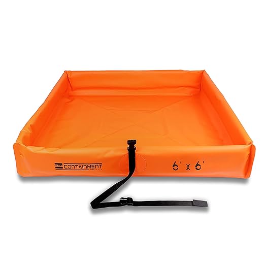 Folding Duck Ponds (Orange, 6' x 6') Foam Core Side Wall - Manufactured in The U.S.A.