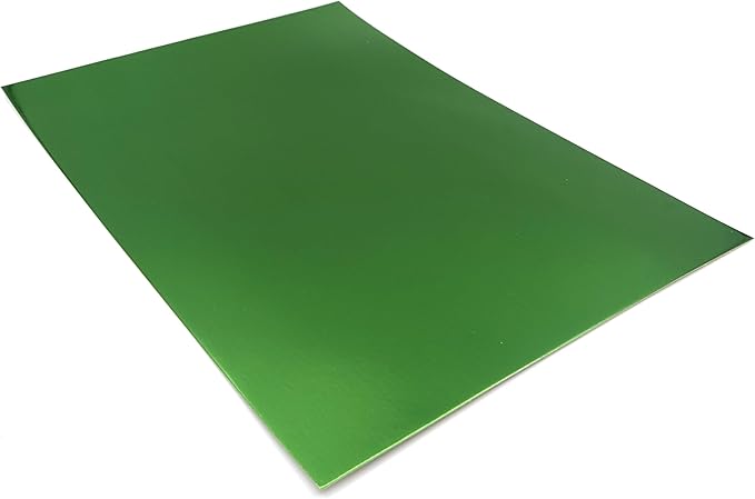 TGXRZX Metallic Verdure Cardstock Paper,Size 8 "x 11" (250gsm), 15PCS,Mirror Finish Gold Foil Board for Crafting, Invitations, and Decorations,Die Cut and Plotter,Card Making (Verdure)