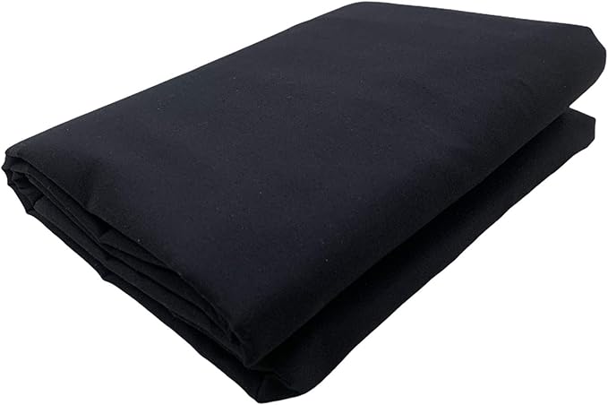 AK TRADING CO. Muslin Fabric/Textile - Draping Fabric - Black 2 Yards Medium Weight - 100% Cotton (60in. Wide)