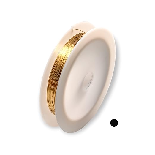 30 Gauge - 1 Ounce (194FT) Jeweler's Brass Wire, Red Brass, Round, Dead Soft, CDA #230 Alloy Jewelry Grade Made in USA by CRAFT WIRE