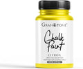 GRANOTONE Chalk Paint for Furniture, Home Decor, Crafts | Eco-Friendly | All In One Paint | No Wax Needed | Versatile DIY Solution | 120 ML (CITRON)