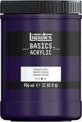 Liquitex BASICS Acrylic Paint, 946ml (32-oz) Jar, Dioxazine Purple