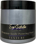 Premium Palette Knife Painting Paste|Texture Paste|Authentic Bright Colors|Ready to Use|Easy to Apply| 6oz (Gray)