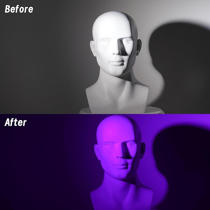 Lystaii 9pcs Lighting Gel Filter 11.8 x 11.8 Inches Gel Light Filter Color Correction Colored Overlays Transparent Color Filters Film Plastic Sheets for Film, Video, Photo, Stage Studio (Purple)