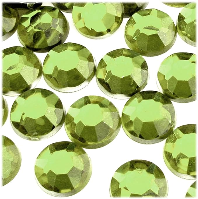 The Crafts Outlet 72pc Rhinestones Round 20mm - Flatback Light Rose Pink PNK