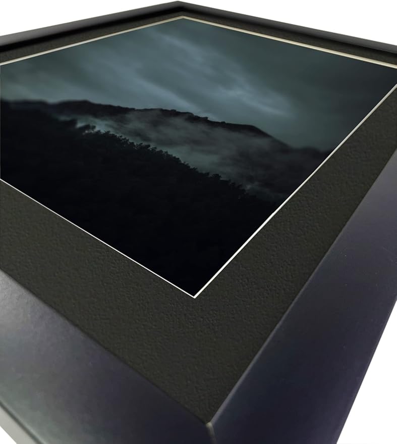 Craig Frames B572 Pre-Cut Mat Board for 4x6 Print, 8x10, Pebble Black