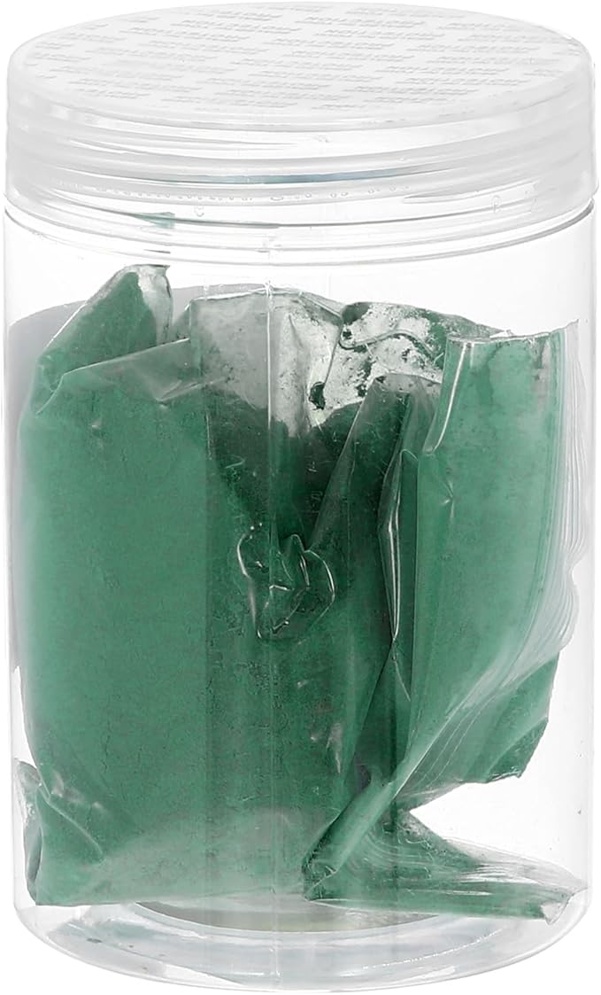 HARFINGTON Iron Oxide Powder Concrete Pigment 325 Mesh 3.5oz (100g) Iron Oxide Grout Pigment for Pastel Tile Paint Concrete Cement, Moss Green