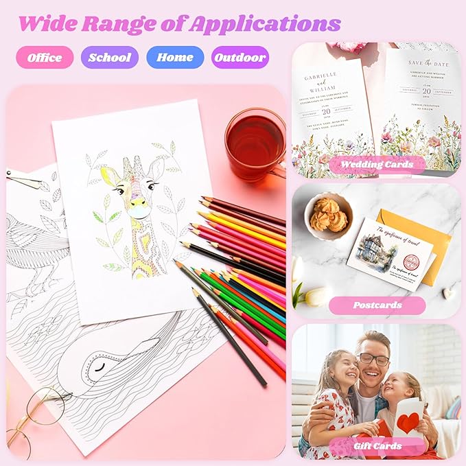 180 Sheets Sketch Paper, 9" x 12" Acid Free Artist Art Easel Drawing Painting Writing Sketching Book Paper Bulk, Study Essentials College Office School Supplies for Kids Students Adults Beginners