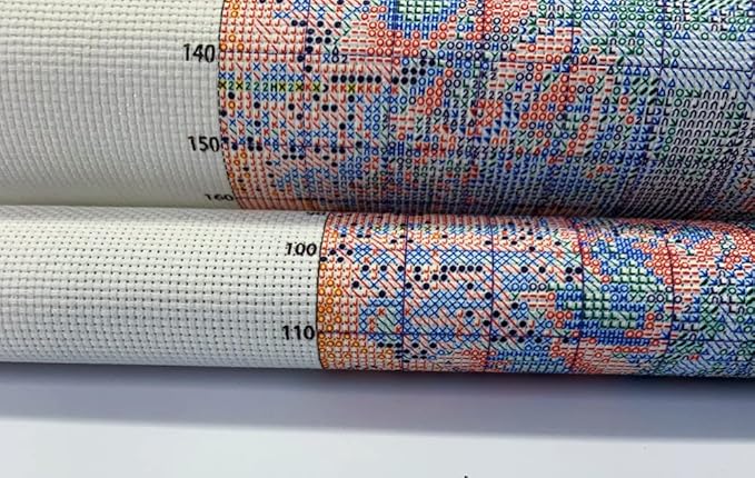 14CT Counted Cross Stitch Kits for Adults Advanced Mountains Lake Printed Stamped Cross Stitch Kits for Adults (Mountain Lake 2)