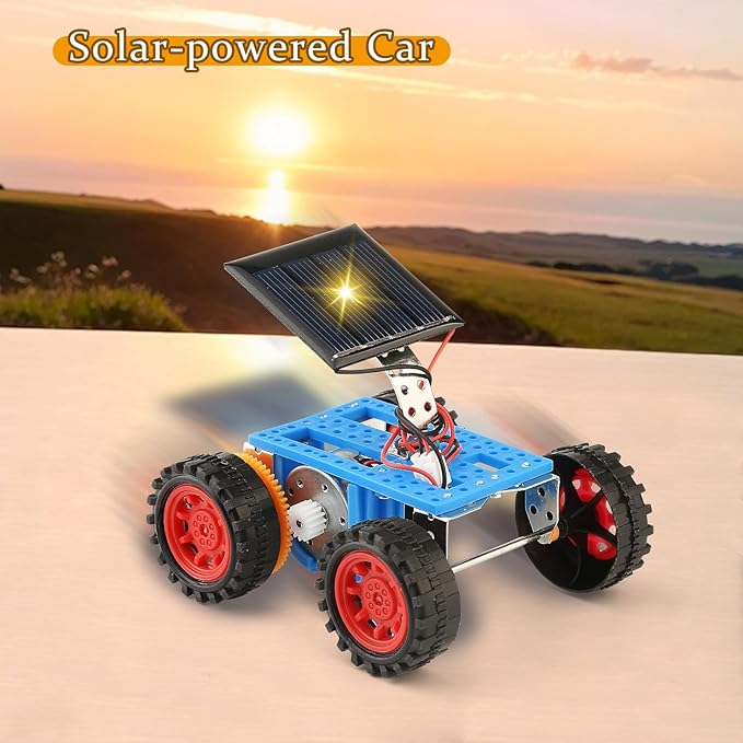 Bulk STEM Solar Robot Kits, STEM Building Toys for 6 7 8 10 12 13 Year Old Boys Girls Crafts, Robotics Science Kits for Kids 8-12 8-10 6-8, Classroom School Gifts Engineering Coding Motor Car Projects