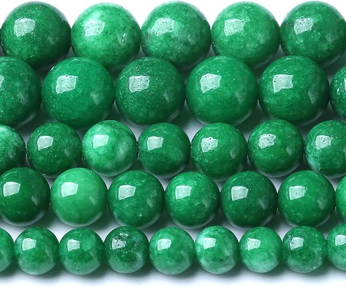 12MM Blackish Green Cloudy Chalcedony Stone Beads Round Loose Beads for Jewelry Making Bracelet Necklace 32pcs 15"