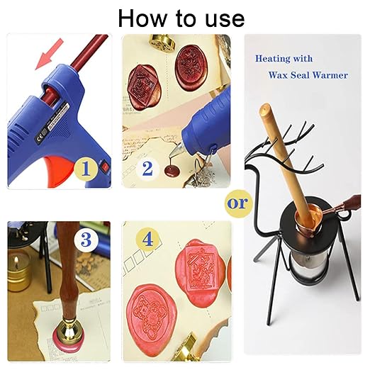 Wax Seal Stick, Ioggtser 26 PCS Gold Mini Glue Gun Wax Seal Stick for Wax Seal Stamp, Sealing Wax Sticks for Wedding Invitations, Cards, Envelopes
