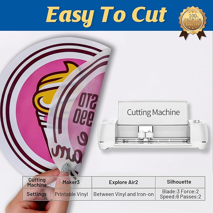 TransOurDream Tru-Heat Transfer Paper for Inkjet & Laserjet Printer (500 Sheets 8.5x11, 3.0) Printable HTV Heat Transfer Vinyl for T Shirts Iron on Transfers for Light Fabrics