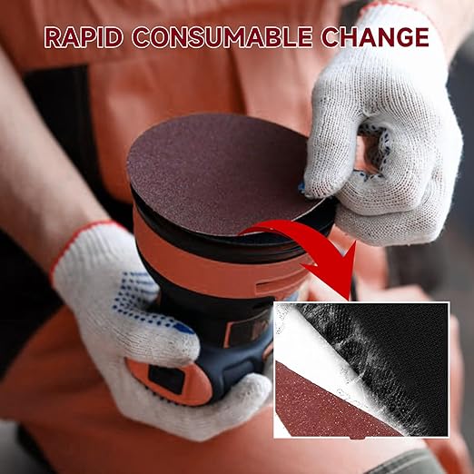 5 Inch 100 PCS Sanding Disc 240 Grit,Hook and Loop Sanding Discs for Random Orbital Sander