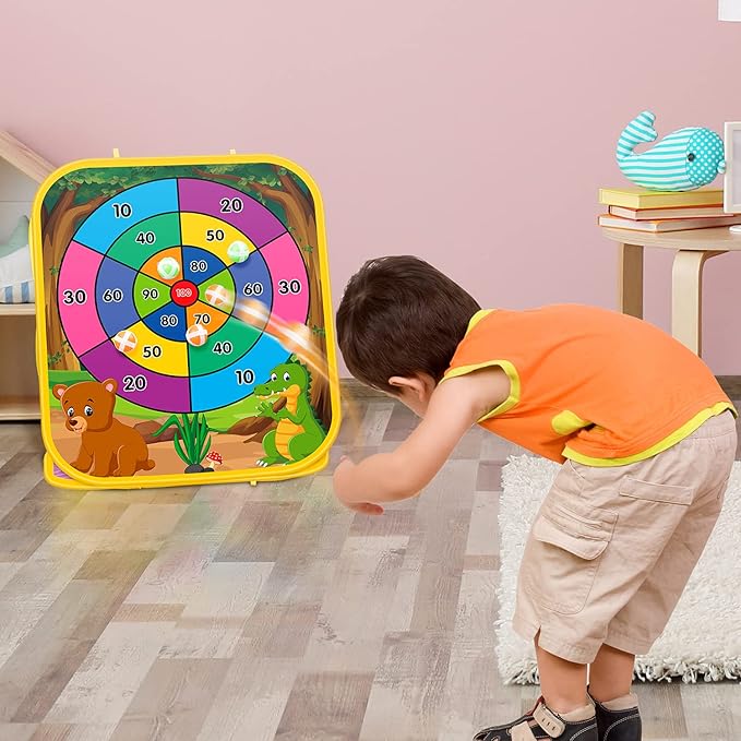 Bean Bag Toss Game for Kids - Cornhole Board Outdoor Toys for Toddlers -Party Activities Carnival Outside Yard Backyard Beach Lawn Games Toy for Kid Boys Girls Age 3 4 5 6 7 8 Year Old Birthday Gifts
