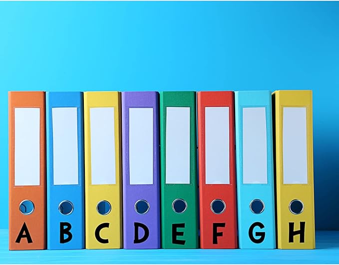 TaoBary 544 Pcs 2 Inch 16 Sheets Large Letter Stickers, Upper and Lower Case, Adhesive Vinyl Alphabet Sticker for Bulletin Board, Poster, Bottle, DIY, Notebook(Black,2 Inch)