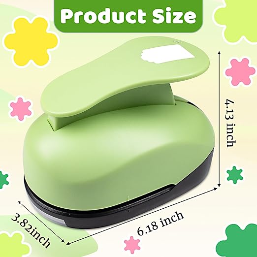 Tag Hole Punch 3 inch Tag Puncher TagCutter Tags Punches for Paper Crafts Gift Tags Punch Cutter Tag Maker TagPaper Punch