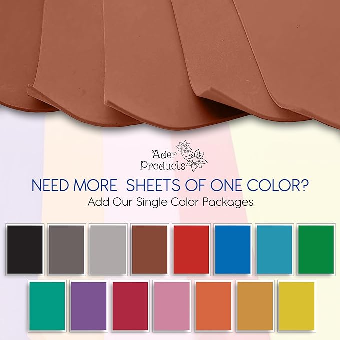Brown EVA Foam Sheets for Crafts, 15 Pack, 9 x 12 Inch, 2mm Thickness – Ideal for DIY Arts and Crafts, Foam Paper for Kids, Cosplay and Costumes