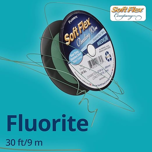 Soft Flex 49 Strand Beading Wire - Medium 0.19 Diameter - 30 Feet Nylon Design Wire