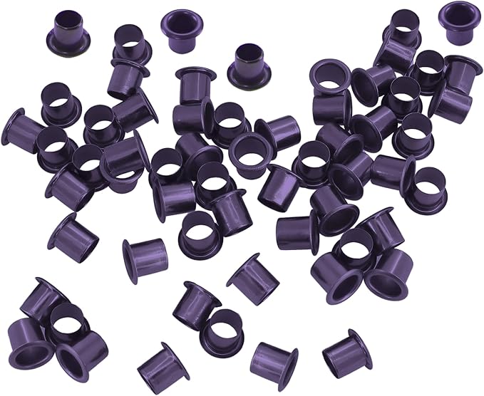 Kydex Rivets Eyelets, 8-8 1/4" Multicolored Grommet Eyelets for Tactical Holster Making, Knife Sheath Crafting, Fasteners for Custom DIY Kydex Projects (Set of 50)