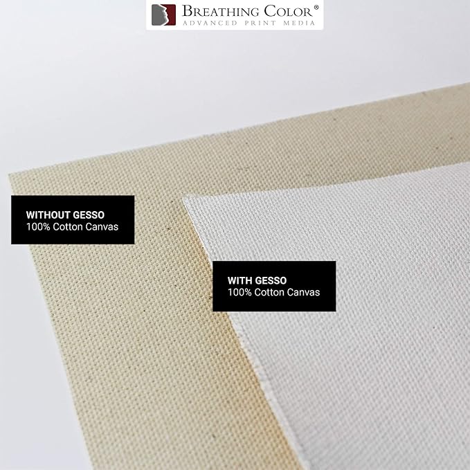 White Gesso Canvas Primer 8 oz Give Your Art The Ultimate Base Prime! Keep Paint from Absorbing! Whether Acrylics, Oils, Watercolors or Pastels, Make Every Painting Look its Absolute Best