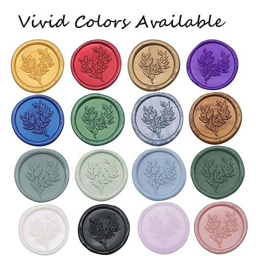52pcs White Wax Sealing Sticks, Andotopee Glue Gun Adhesive Seal Sticks for Stamp Seals, Premium Sealing Wax for Envelope Seals Wedding Invitation Craft Adhesive, Great Gift Ideas (Mini Size)