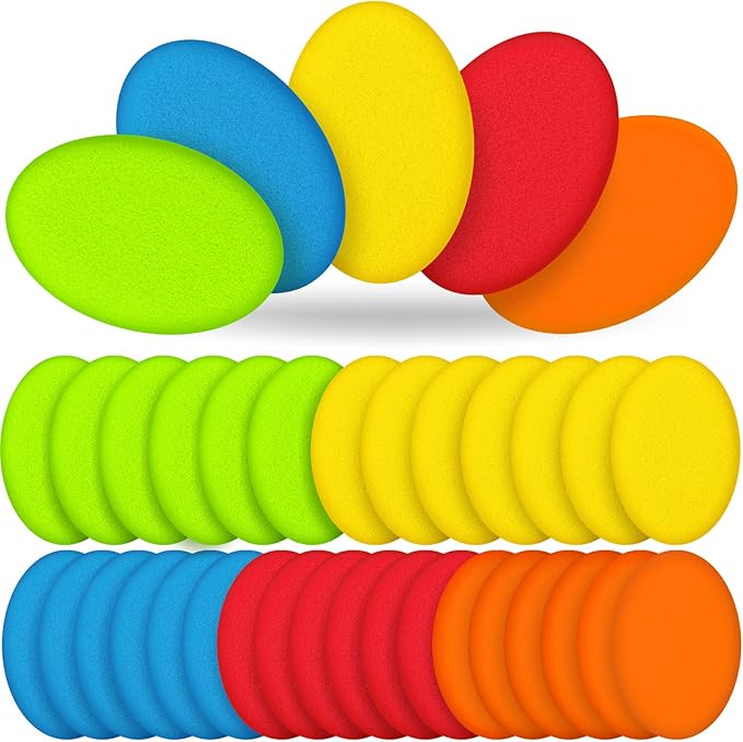 Jexine 30 Pieces Pottery Sponge for Clay Ceramics Pottery Clay Sponge Cleanup and Shaping Mud Tool Supplies for All Ceramic Artists