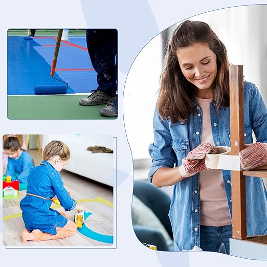 MECCANIXITY Masking Tape 0.2 Inch x 21 Yard Painter's Tape Blue Paint Tapes for DIY Crafts Arts Drawing Decoration Labeling Car Painting Artist Teachers, Pack of 6