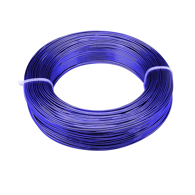 2mm Aluminum Wire - 100 Feet, 12 Gauge, Bendable, Anodized for Sculpting, Jewelry Making, Armature Making