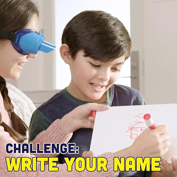 Vango The UpsideDownChallenge Game for Family & Kids - Fun Challenges with Upside Down Goggles - Hilarious for Game Night & Parties - 2-6 Players, Ages 8+ (Bonus Edition)