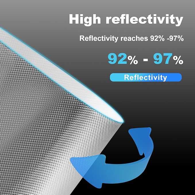 Mylar Film Roll 4FT x 30FT,6 Mil Silver Diamond Film Foil Roll,Heavy-Duty Reflective Film for Grow Room,greenhouses,Grow Tent Systems