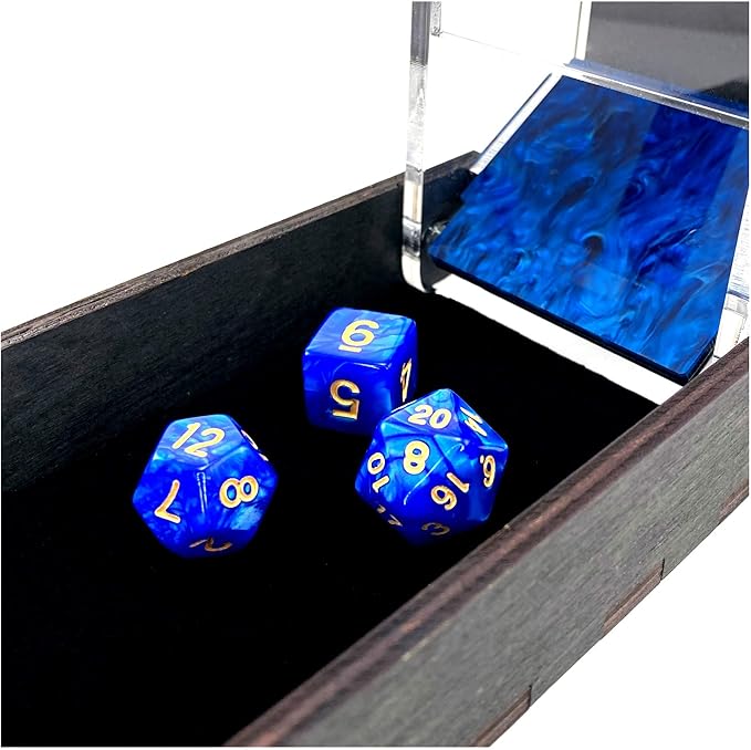 C4Labs Colour Lux Drawbridge Dice Tower - Symphony Blue