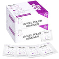 Gellen Acetone Gel Nail Polish Remover Pads: 400 Pack Professional Nail Polish Remover Pads, Individually Wrapped Travel Bulk Set to Remove Gel Fingernail Polish for Home & Salon Supplies