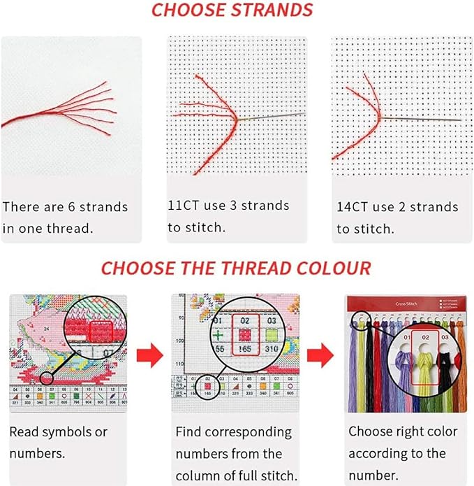 Dimxvean Stamped Cross Stitch Kits,Cross Stitch Kits for Adults Beginners,Embroidery Kits Full Range of Cross Stitch Stamped Kits Needlepoint Kits Cross Stitch Patterns-Color Moonlight Tree 16x20 inch