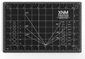 XNM Premium Self Healing Cutting Mat - 8 Inches by 11 inches - A4, 3 Layer Quality PVC Construction - Dual Sided, Imperial and Metric Grid Lines - Perfect for Cutting, Sewing, and Crafts