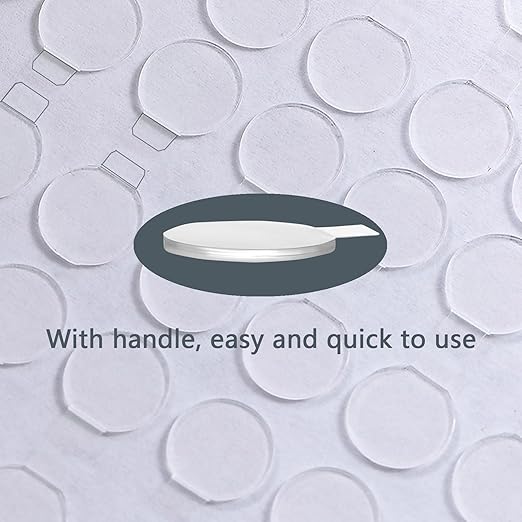 Adhesive Stick dots Two-Sided Sided Mounting Putty Stick Tack for Wall Hanging Crafts Balloons Festival Party Decorations,Clean Removable(0.6"*0.6"-80)