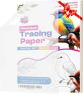 Tracing Paper 9 x 12 Inch - 75 Sheets 41lb/63gsm Transparent Vellum Paper for Sketching, Preliminary Drawing, Drafting & Overlays - Premium Translucent Tracing Paper for Pencil, Marker and Ink
