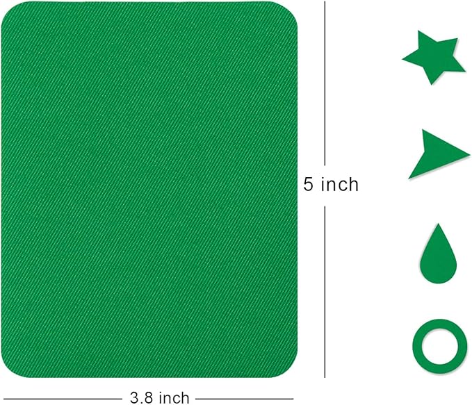 AUGSHY 33 Pcs Iron On Patches, 31 Colors Great for Jeans Crafts