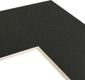 Craig Frames B572 Pre-cut Mat Board for 9x12 Print, 12x16, Pebble Black
