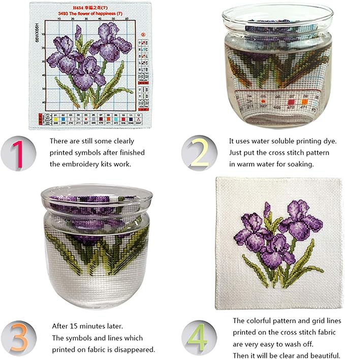 Artvxeay Stamped Cross Stitch Kits Beginners Full Range of Embroidery Starter Kits for Adults Printed Cross Stitching DIY Needlepoint Kit 11CT - (Colorful Owl 18x18 inch)