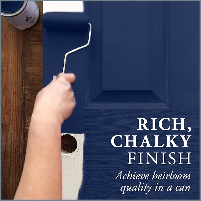 AMY HOWARD AT HOME Chalk-Based One Step Paint for Furniture, Cabinetry, Decor, Finish, and More | No Stripping, Sanding, or Priming | Dark Base | 16 Ounce | American Dream