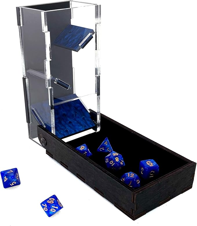 C4Labs Colour Lux Drawbridge Dice Tower - Symphony Blue