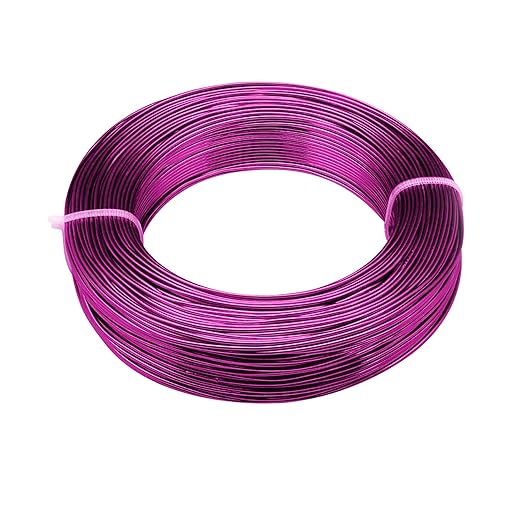 3mm Aluminum Craft Wire, 50 Feet 9 Gauge Bendable Anodized Metal Wire for Sculpting, Jewelry Making, Armature Making, Wire Weaving and Wrapping