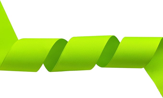ITIsparkle 11/2" Inch Grosgrain Ribbon 25 Yards-Roll Set For Gift Wrapping Cake Decoration Party Favor Hair Braids Hair Bow Baby Shower Decoration Floral Arrangement Craft Supplies, Apple Green Ribbon