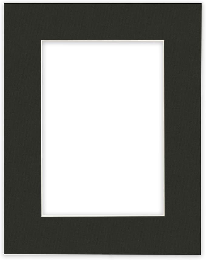 Craig Frames B404 Pre-Cut Mat Board for 11x17 Print, 16x22, Textured Black