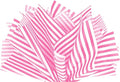 Flexicore Packaging Hot Pink Pin Stripe Print Gift Wrap Tissue Paper Size: 15 Inch X 20 Inch | Count: 100 Sheets | Color: Hot Pink Pin Stripe