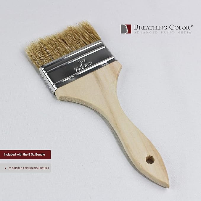 White Gesso Canvas Primer Bundle 8 oz. with Application Brush and Sandpaper. Keep Paint from Absorbing! Whether Acrylics, Oils, Watercolors or Pastels, Make Every Painting Look its Absolute Best