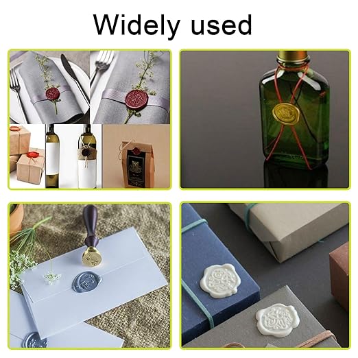 Wax Seal Stick, Ioggtser 26 PCS Gold Mini Glue Gun Wax Seal Stick for Wax Seal Stamp, Sealing Wax Sticks for Wedding Invitations, Cards, Envelopes